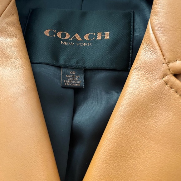 Coach leather jacket - Picture 3 of 3